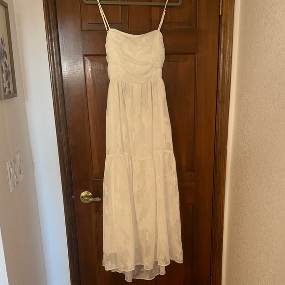Chelsea28 Dresses & Skirts - Chelsea28 White Open Back Maxi Dress with Spaghetti Straps